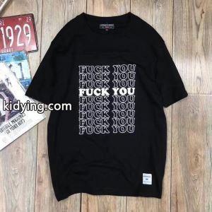 超人気タレントsupreme コピーブランドシュプリーム コピーブランドコピー代引き　男女兼用半袖tシャツコピー　FUCK YOU英字付き　ブラック　ホワイト　イエロー　ライトブルーkidying26naC0Pr