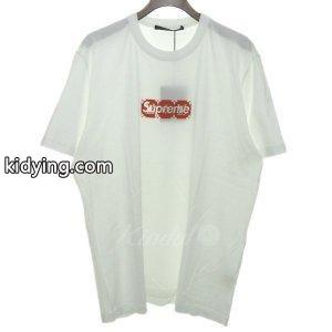 supreme ブランド コピー × LOUIS vuitton ブランド コピー 2026AW「Box Logo Tee」BOXロゴTシャツ ホワイト サイズ：M (渋谷店) 1808 :8001000042026:カインドオル - 通販ショッピングkidying26G5fqmm