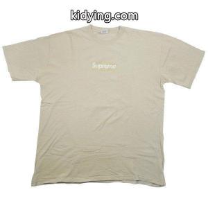 シュプリーム コピー supreme コピー Box Logo Tee BOXロゴTシャツ ベージュ Size【XL】 【中古品-可】【中古】 :10167732:ブランド古着の買取販売STAY246 - 通販ショッピングkidying260PDyia