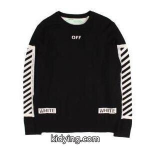 ゆったりめのオフホワイト コピーパーカーコピーOFF white コピー プリントスウェットトレーナーインナートップスkidying26W1fmmm