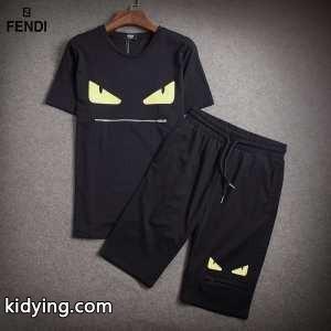 2026 選べる極上 フェンディ コピー fendi コピー 半袖Tシャツ 上下セット 3色可選_フェンディ コピー fendi コピー_ブランド コピー 激安(日本最大級)kidying26STTbOr