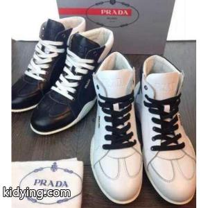 完璧な白黒の結合！2026 prada コピーブランド プラダ コピーブランド ハイカットスニーカー 2色可選 抗菌?防臭加工_スニーカー、靴_メンズファッション_スーパーコピーブランド激安通販 専門店kidying26jeqeKj