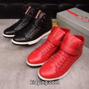 2026秋冬 大人っぼい プラダ スーパーコピー prada スーパーコピー ハイトップシューズ 2色可選_スニーカー、靴_メンズファッション_スーパーコピーブランド激安通販 専門店kidying26eeSH1n