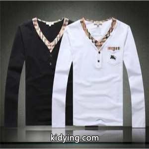 2026秋冬 大人気☆NEW!!burberry ブランド コピー バーバリー ブランド コピー Vネック 長袖 Tシャツ_長袖Tシャツ_メンズファッション_スーパーコピーブランド激安通販 専門店kidying26raSLre