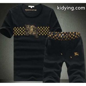 超美品 2026春夏 burberry コピー バーバリー コピー 偽物 半袖Tシャツ 上下セット 2色可選_半袖Tシャツ_メンズファッション_スーパーコピーブランド激安通販 専門店kidying26vm0Xfq