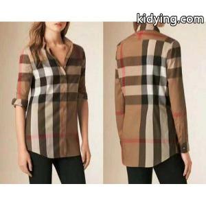 burberry ブランド コピー バーバリー ブランド コピー 長袖 シャツ レディース 2色可選 2026年の夏のマスト 今年春夏ファション流行り_Tシャツブラウスシャツ_レディースファッション_スーパーコピーブランド激安通販 専門店kidying26zSDKzy