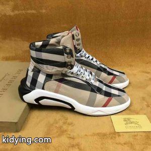 ストリートで人気の高い ハイトップシューズ バーバリー コピー burberry コピー 3色可選 値段が安く　入手困難_スニーカー、靴_メンズファッション_スーパーコピーブランド激安通販 専門店kidying26ayiWPf