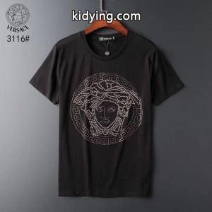 ヴェルサーチ コピー ｔシャツ コピーversace コピー赤字超特価高品質エレガントリラックス感Ｔシャツブラックホワイト通勤通学kidying26rKbm8v