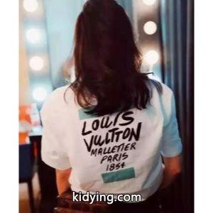 大人気販売中！LOUIS vuitton コピールイヴィトン コピーコピー男女兼用のプリントされたトップスクルーネック半袖Tシャツkidying26yuOrCi