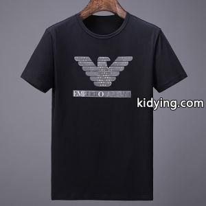 人気注目アイテムのarmani スーパーコピーアルマーニ スーパーコピー通販メンズ半袖クルーネックＴシャツ激安ブラック、ホワイト2色可選kidying26bqe4Pb