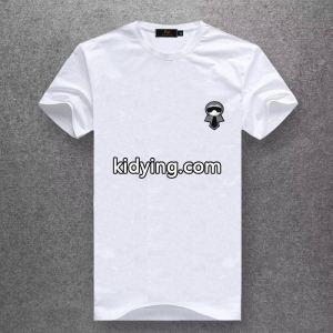 fendi コピーブランド Karlito ブラックコットン 半袖Tシャツ ブラック/ホワイト41784151フェンディ コピーブランドコピーおしゃれなアイテム10色展開kidying26fGvqqq