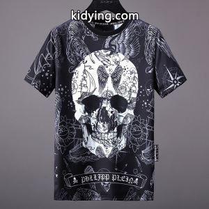 驚きの破格値新作登場のPHILIPP PLEINフィリッププレイン激安コピーのメンズクルーネック半袖Tシャツ偽ブランドトップスkidying26eKbaKj