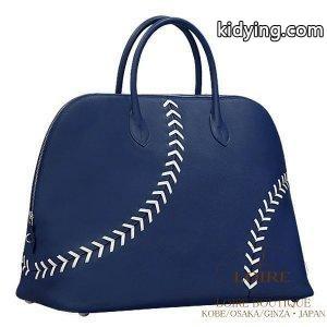 エルメス ブランド コピー[hermes ブランド コピー] ボリード 1923 ベースボール 45cm [Bolide 1923 Baseball 45cm] ヴォー・エヴァーカラー　ブルードマルト×シロ　シルバー金具 :1802105:ロワールブティック - 通販ショッピングkidying26TfOLnq