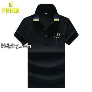 限定セール本物保証カジュアル系ビジネスマン半袖fendi コピーフェンディ コピー t シャツ コピーｔシャツブラックホワイトグレーkidying26aO5fSn