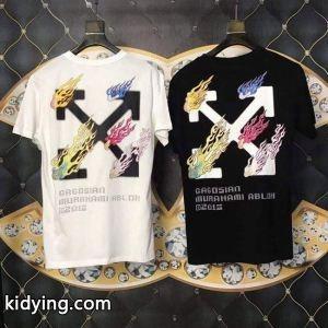 品質保証お買い得コットン素材耐久性トレンドストリートｔシャツブラックホワイトOff-white コピーオフホワイト コピー コピーkidying26Kjum0j