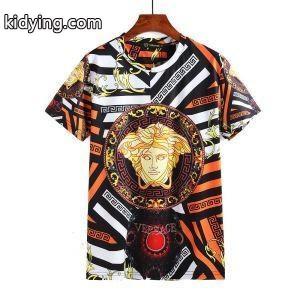 大胆な色versace コピー Ｔシャツ コピー ヴェルサーチ コピー メンズ 服 Beverly Palm  Ｔシャツ 人気 カジュアル 半袖　限定セールkidying2685LzCC