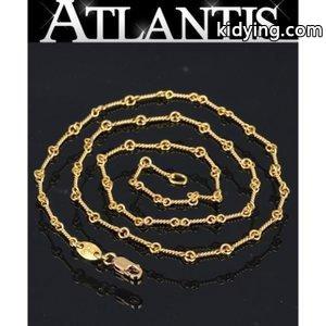 CHROME hearts ブランド コピー 銀座 クロムハーツ ブランド コピー ツイストチェーン ネックレス 22K 18インチ ゴールド :074671:atlantis - 通販ショッピングkidying26rGP15D