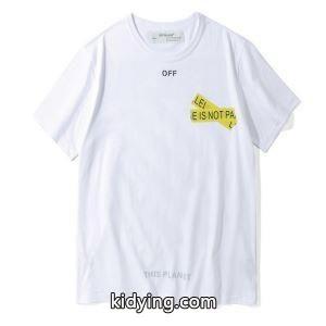個性的なデザインOff-white コピーブランドオフホワイト コピーブランドコピー人気　半袖シャツ　メンズクルーネックTシャツ　ブラック　ホワイトkidying26ayGLru