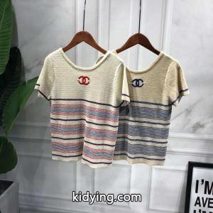 品質保証新作登場レディースＴシャツ半袖かわいいファッションピンクブルー tシャツ コピーkidying26ya4HDi