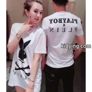 完売前に!!PHILIPP PLEINフィリッププレイン人気芸能人着用プリントクルーネック半袖Ｔシャツkidying26KHLrKf
