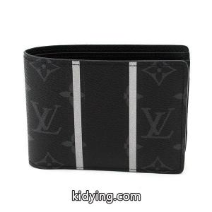 ルイヴィトン スーパーコピー Louis vuitton スーパーコピー 二つ折り札入れ モノグラム・エクリプス ポルトフォイユ・ミュルティプル M64439 シルバーxブラック系 訳あり :95112:ブランドバリュー - 通販ショッピングkidying26LraCOD