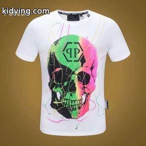 夏の買い必須！ Tシャツ/ティーシャツ フィリッププレイン素晴らしい春夏の新作 PHILIPP PLEIN 2色可選 スタイルアップ見えなシンプル_フィリッププレイン PHILIPP PLEIN_ブランド コピー 激安(日本最大級)kidying269fu81j