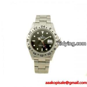【名古屋大須店】【中古】rolex スーパーコピー ロレックス スーパーコピー 16570　エクスプローラーII　ブラック文字盤　SS　AT　K番 :56109867:ロコシーラ - 通販ショッピングkidying26mWj8je