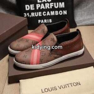 高級品ルイヴィトン コピースニーカーメンズ LOUIS vuitton コピー フラットシューズスリッポンモノグラムブラウンkidying26OnSvCa