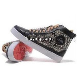 ルブタンルイスオーラトフラットスパイクスハイカットスニーカーブラックlouboutin ブランド コピー LOUIS_クリスチャンルブタン ブランド コピー CHRISTIAN louboutin ブランド コピー_ブランド コピー 激安(日本最大級)kidying26buiSDy