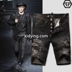 春夏 フィリッププレイン先行販売 ハーフデニム2887A_PHILIPP PLEIN フィリッププレイン_ブランド コピー 激安(日本最大級)kidying269X99je