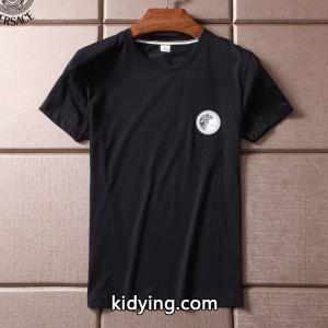 話題の新作到着！ヴェルサーチ コピーｔシャツversace コピースーパーコピーブラック白無地シャツ通気性抜群kidying264X9jmy