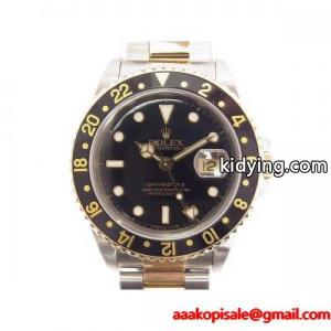 【新宿店】【中古】rolex コピー ロレックス コピー 16713　GMTマスターII　コンビ　ブラックベゼル/文字盤　SS×YG　AT　X番_ロレックス コピー rolex コピー_ブランド コピー 激安(日本最大級)kidying265D0TDa