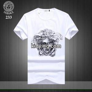 超激得100%新品着回し力の高い半袖Ｔシャツversace コピーブランドヴェルサーチ コピーブランド コピー通年活躍ブラックホワイトイエローkidying26zeKD8n