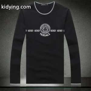 人気新品&超特価& ヴェルサーチ コピー Uネック 長袖 Tシャツ_ヴェルサーチ コピー versace コピー_ブランド コピー 激安(日本最大級)kidying26yWXbOD
