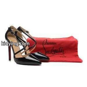 美しい ルブタン クロスピーガ ストラップ パテント ブラックレザー Crosspiga 120mm_クリスチャンルブタン コピー CHRISTIAN louboutin コピー_ブランド コピー 激安(日本最大級)kidying26fSfWvi