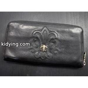 収納性たっぷり　クロムハーツ スーパーコピー　ラウンドファスナー財布　ブラック_クロムハーツ スーパーコピー CHROME hearts スーパーコピー_ブランド コピー 激安(日本最大級)kidying26fCaGve