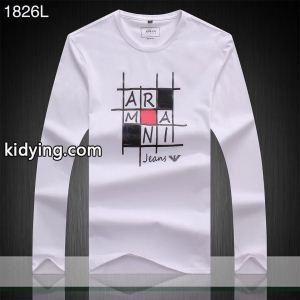 新作入荷セール大活躍男性長袖tシャツフィット機能性アルマーニ コピーブランド tシャツ コピー使いやすい定番ロングtシャツ秋物冬物kidying26S91P1b
