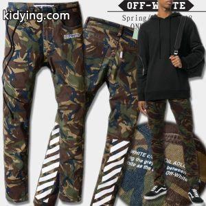 安心感に溢れるOff-white ブランド コピーオフホワイト ブランド コピー激安人気の迷彩メンズロングデニムボトムス通学通勤ジーンズkidying26b89LbC