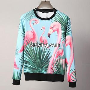 Dolce&gabbana コピー ドルガバ スーパーコピー パーカー 柔らかな肌触り 鲜やかなFlamingo 個性をプラスkidying26mamOja