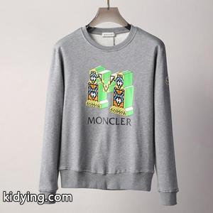 今季の人気アイテム限定セール moncler ブランド コピー モンクレール ブランド コピー偽物 スエットシャツ 遊び心溢れるファッション 灰色kidying2689Xz0r