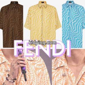 セレブも愛用する fendi コピーブランド フェンディ コピーブランド スーパーコピー シャツ 半袖 FF Vertigoロゴ オーバーサイズkidying26b0nO1n