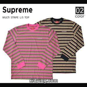 supreme スーパーコピー シュプリーム スーパーコピー MULTI STRIPE L/S TOP TEE Tシャツ 長袖 カットソー ストライプ柄 supreme スーパーコピー :sp-1357:buddy-stl - 通販ショッピングkidying26L9bmSj