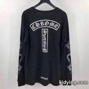 2色可選 CHROME hearts コピー コーデにアクセントをプラス クロムハーツ コピー こなれた雰囲気が特徴 長袖 /ロンT_クロムハーツ コピー CHROME hearts コピー_ブランド コピー 激安(日本最大級)kidying26eSz4fy