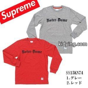 【2色】シュプリーム コピー Tシャツ 長袖 メンズ ロンT supreme コピー NOTRE DAME L/S TOP SS15KN74 ロングスリーブ NKN :otr2383:リパブリック - 通販ショッピングkidying26CmWXjq