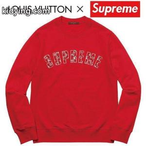 LOUIS vuitton コピー×supreme コピー ルイ・ヴィトン シュプリーム コピー コラボ ロゴ スウェット トレーナー レッド :vitton-sup-item-0011:fashionplate Yahoo!ショップ - 通販ショッピングkidying265fWbqC