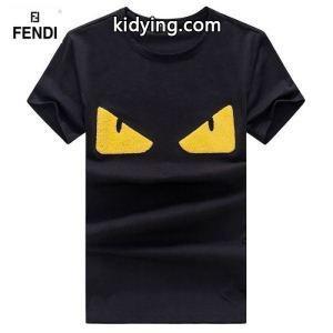 新作入荷セール相性抜群定番ロゴプリントｔシャツ半袖メンズ夏服黒白赤色グレーfendi スーパーコピーフェンディ スーパーコピー t シャツ コピーkidying26OriSHv