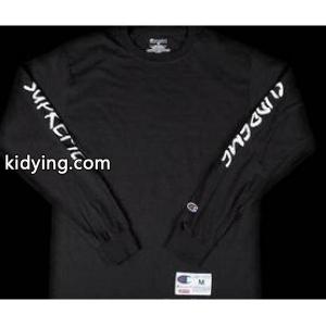 おしゃれなシュプリーム スーパーコピー チャンピオンロングスリーブ 機能性に溢れるTシャツブラック_長袖Tシャツ_メンズファッション_スーパーコピーブランド激安通販 専門店kidying269rKr8v