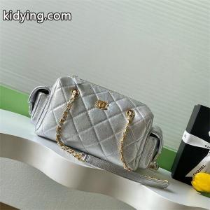 chanel コピー シャネル コピー コピー 2026秋冬 シルバー 大人気 上質感 メタリックキルティング バッグkidying26vKbGfm
