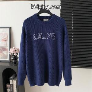 秋冬 ネイビー 売れ筋 柔らか質感 センス溢れる celine コピー セリーヌ コピー コピー セーターkidying26TXD8nC