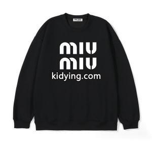 miumiu コピー ミュウミュウ コピー コピー 2026年秋冬 ロゴデザイン ゆったりシルエット 裏毛 スウェットkidying26zWj0zm
